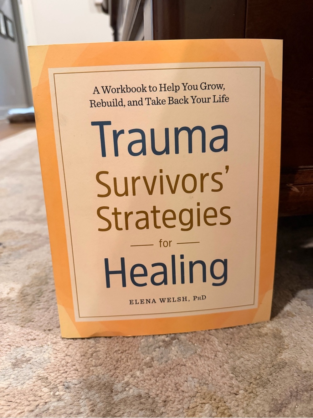 Harper Trauma Survivors' Strategies for Healing - Blue and Orange Cover